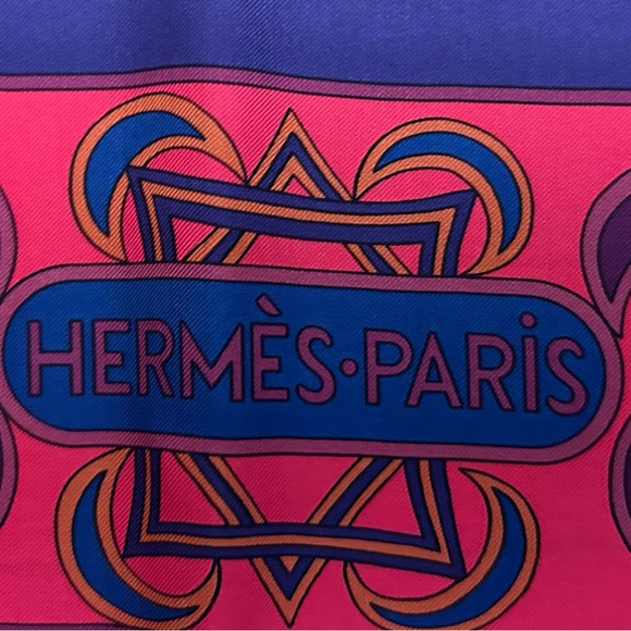 HERMES Folklore Silk Scarf 140cm - Picture 3 of 9